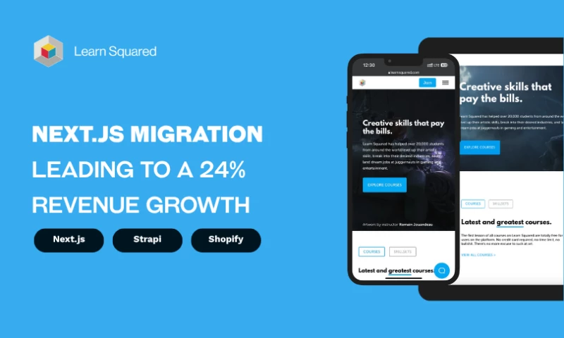 Learn Squared - Migrating an outdated e-learning platform from Drupal to Jamstack