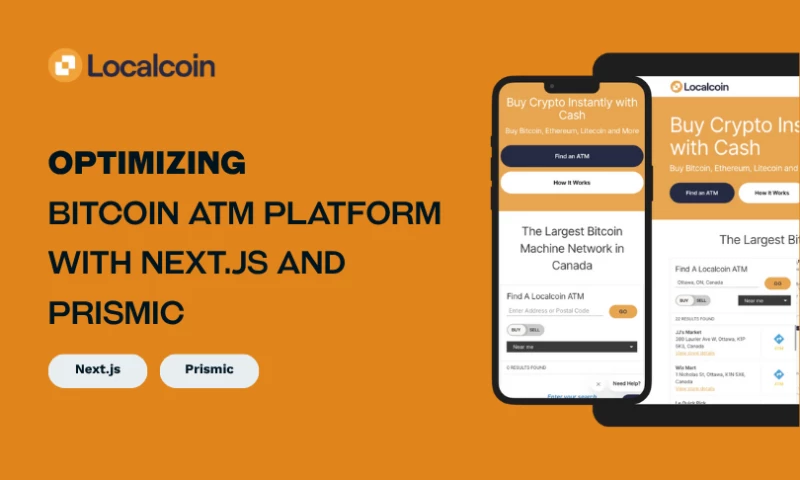 Localcoin - Website for Bitcoin ATM network provider