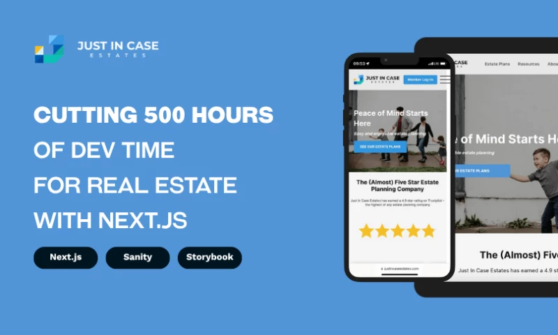 Pagepro - Just In Case Estates - How to cut development work by 500 hours with a deep discovery phase