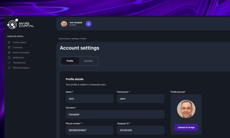 Mars Capital - Fintech (bubble)