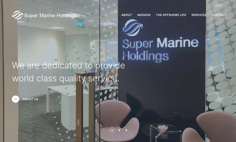 Website for a Ship Management Company