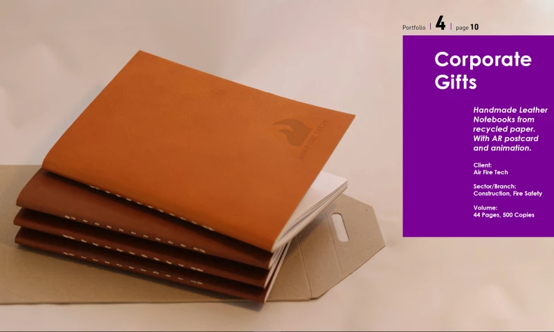 The MAJORDESIGN Creative Agency - Hand Made Leather Notbook