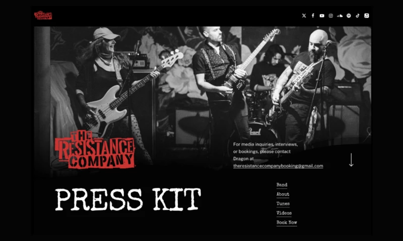 RadCap - The Resistance Company Website