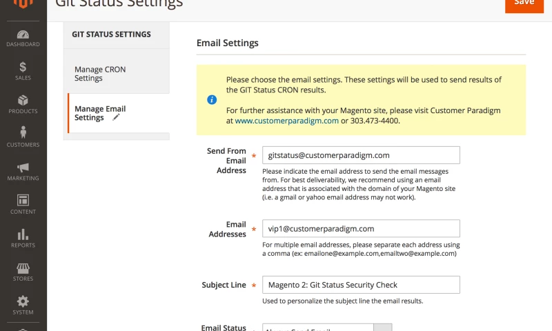 Git Status Security Tripwire System