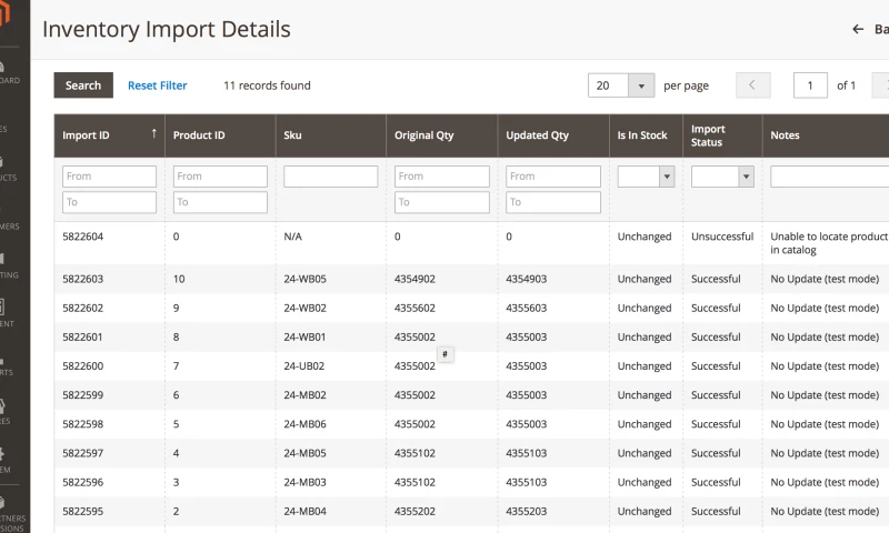Inventory Synchronization System