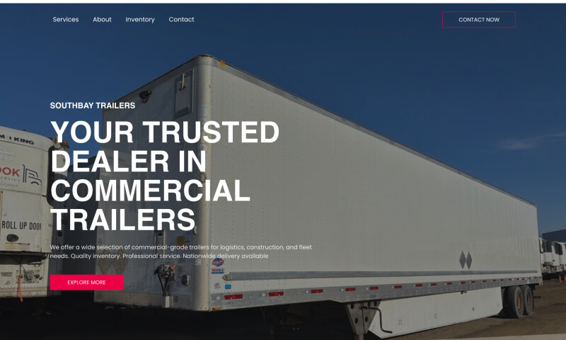 Logistix Marketing - Website Revamp & Lead Generation for SouthBay Trailers