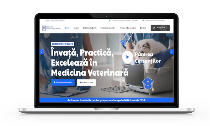 Forturo - Website Scoala de Tehnicieni Veterianri