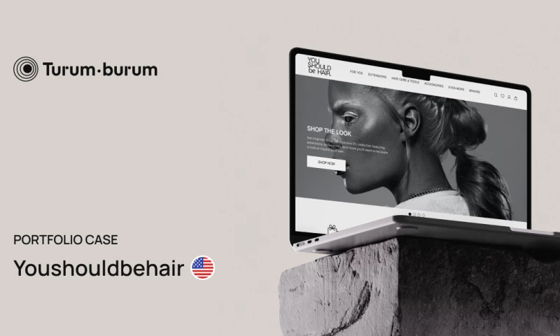 Turum-burum - UX audit and prototyping for a premium US-based hair care & fashion brand