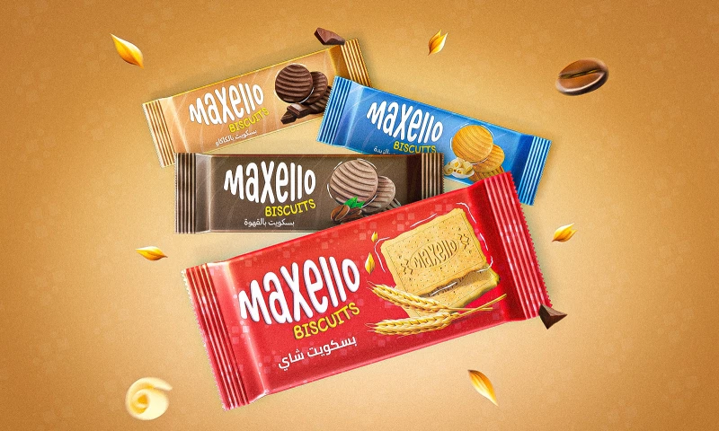 Mustafa Abd Elnaby - MAXELO BISCUIT | CGI | Packaging Design