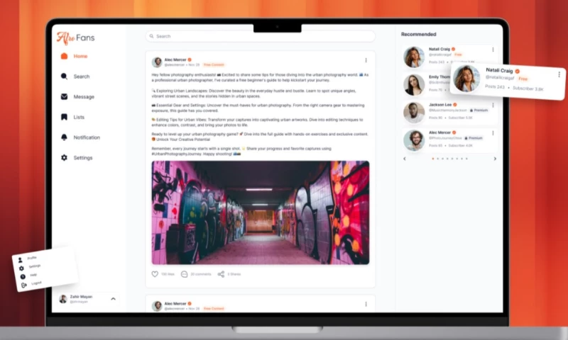 OrFactor - Afrofan - Subscription based social media