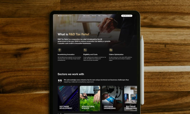 Prismatico Studio LDA - R&D Tax Relief Consulting Firm | Asquith Bradley