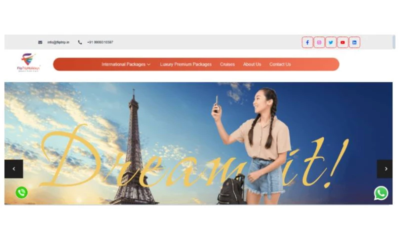 MediaUpShift - Flip Trip Holidays