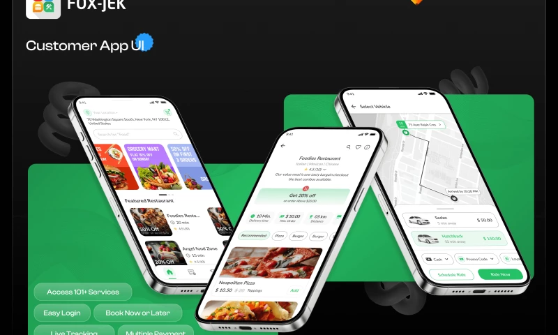 White Label Fox Pvt. Ltd. - Fox-Jek Gojek Clone App Development for USA-Based Client