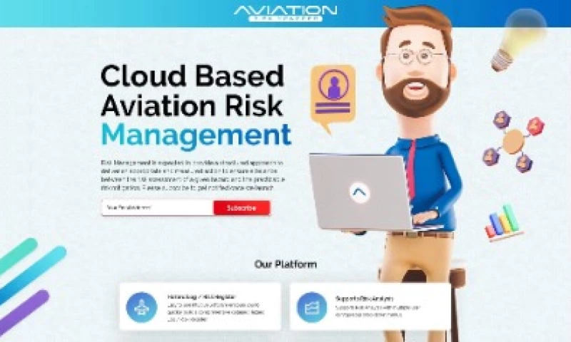 Webdesign Studio Ltd - Aviation Landing Page Design