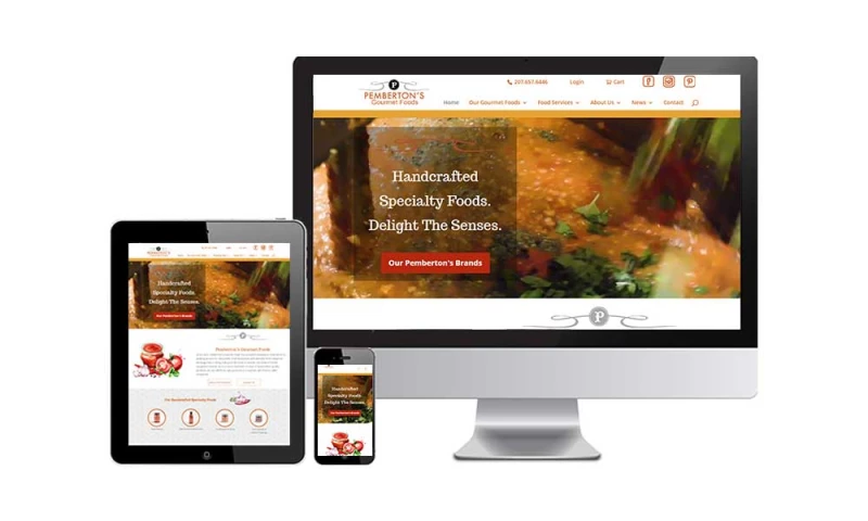 Granular Creative Marketing Design - Pemberton's Gourmet Foods - eCommerce
