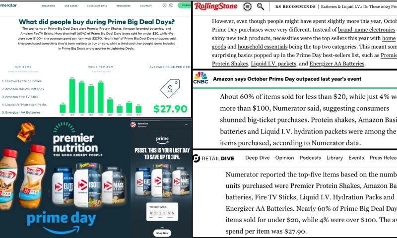 Premier Nutrition: Winning Prime Big Deals Day