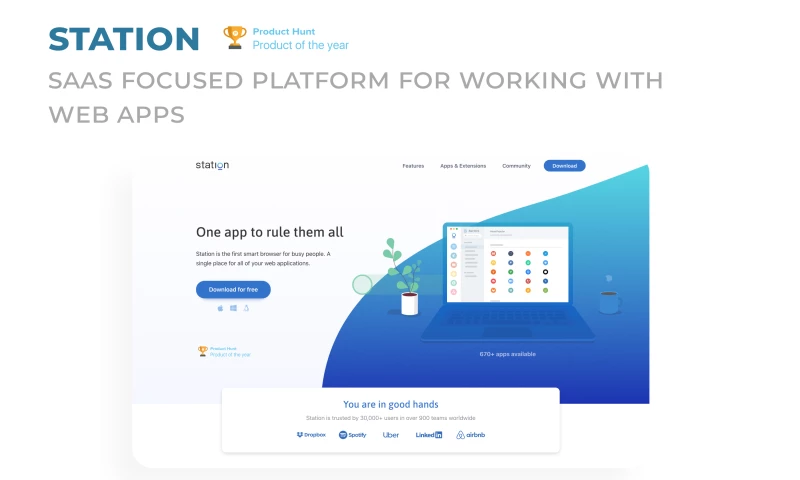 SaaS Platform - Product Hunt Product of the Year