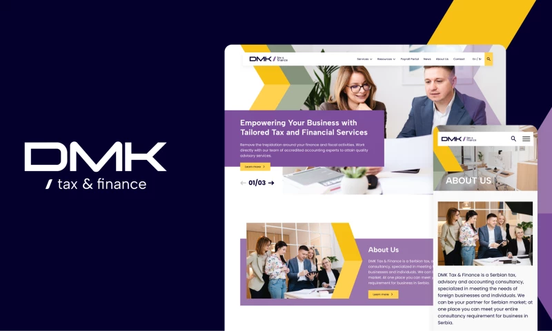 FWRD Digital & Product - Tax & Finance Company Website