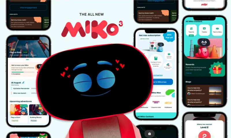 Lollypop Design Studio - Miko 3 Parent App Redesign: Enhancing UX/UI for User Engagement