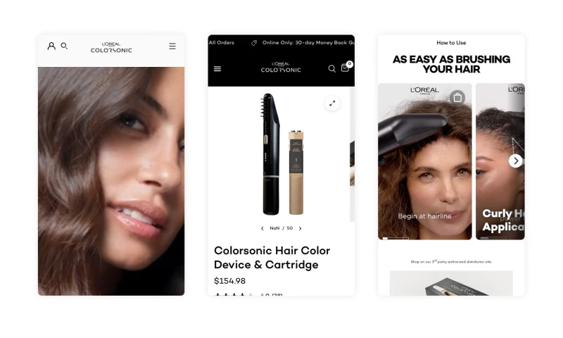 BlueSwitch - L'Oreal Colorsonic
