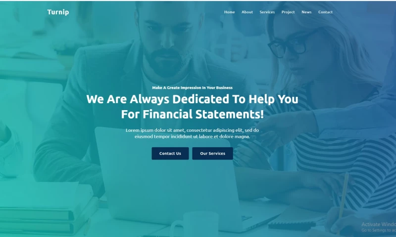 Website Design for Themeforest