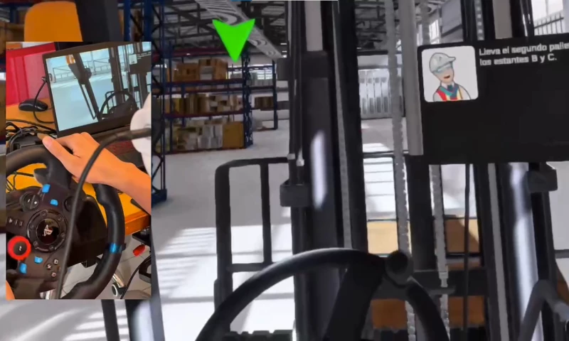Fyware - VR Forklift Operator Training Cabin-Free, Multi-Trainee