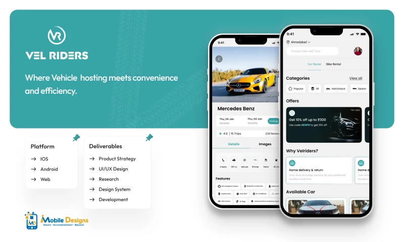 Immersive Mobile Designs - Vel Riders