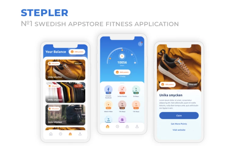 Stepler - Fitness Application