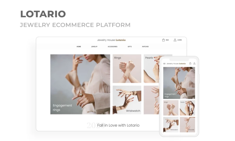Jewelry House Lotario | eCommerce