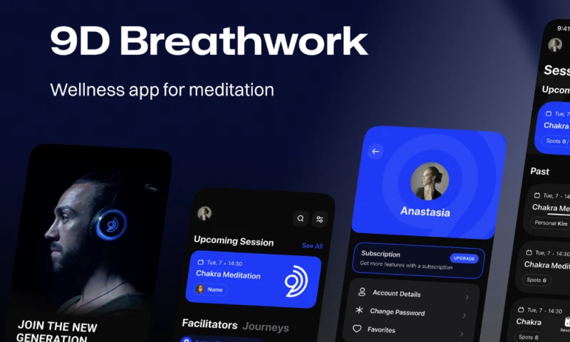 Wellness app for meditation