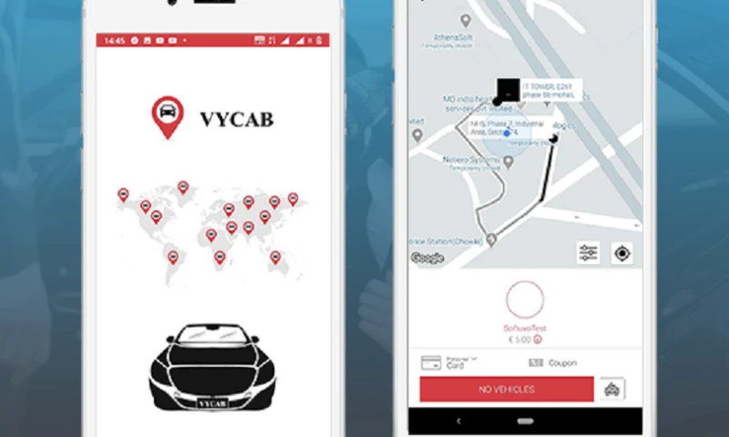 Softuvo Solutions - VYCAB Rider app