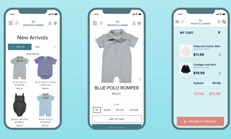 Rezolutions Design - Warm & Purposeful E-Commerce for Maddox & Marie