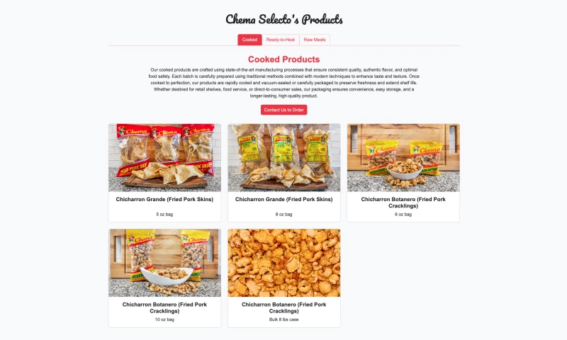 Raul's Web Studio - Chema Selecto Website