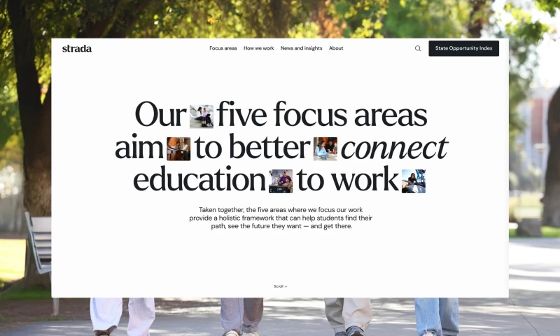 ThreeSixtyEight - Strada - Website Redesign