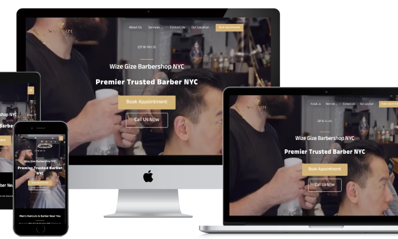 Wize Gize Barbershop - Top 3 Google Maps in 1 Month