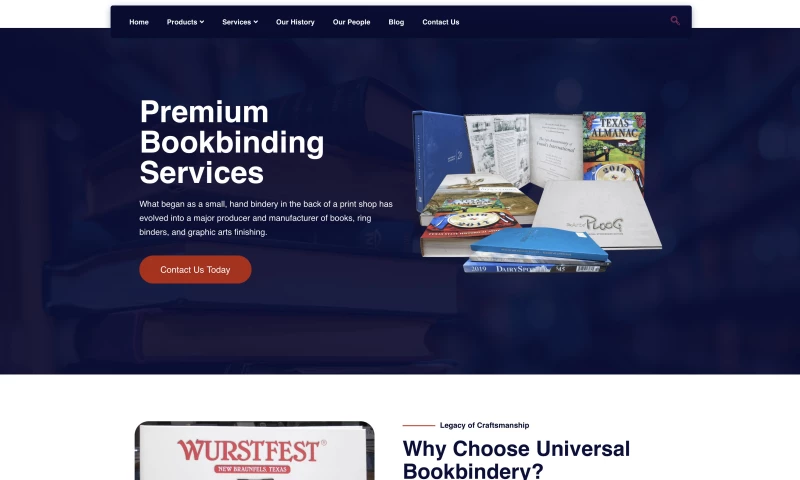 Creative Web Designs - Printing Company Web Design