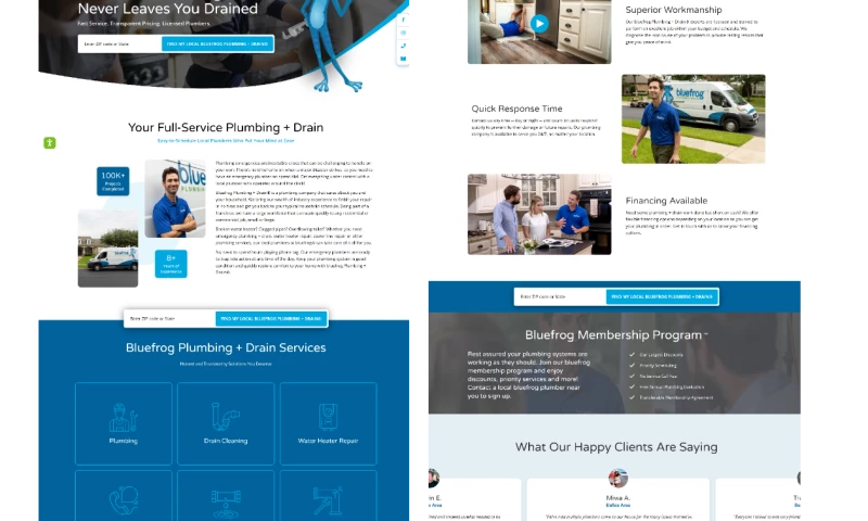 Thrive Internet Marketing Agency - Bluefrog Plumbing + Drain