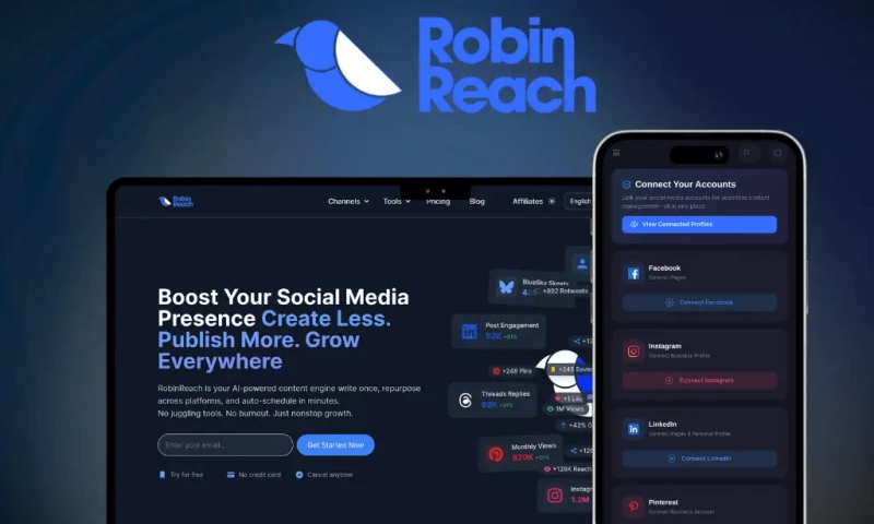 RobinReach - AI-Powered Social Media Management SaaS