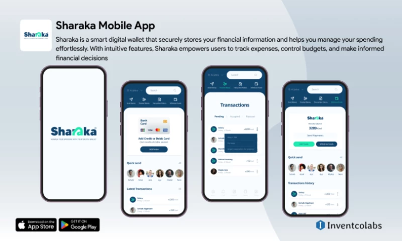 Inventcolabs Software - Sharaka Mobile App