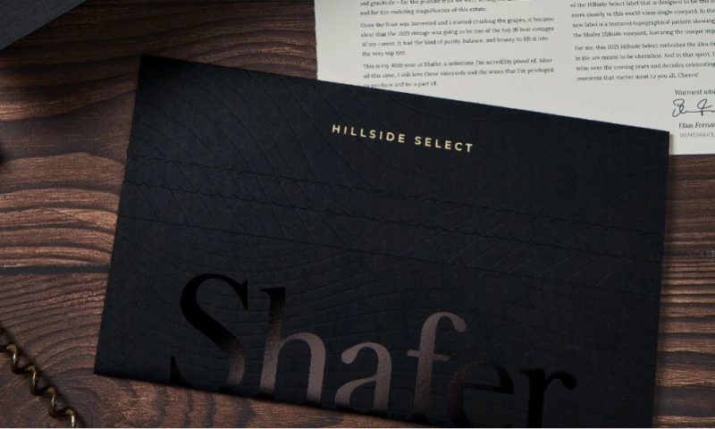 CF NAPA Brand Design - Shafer Mailer and Wine Box