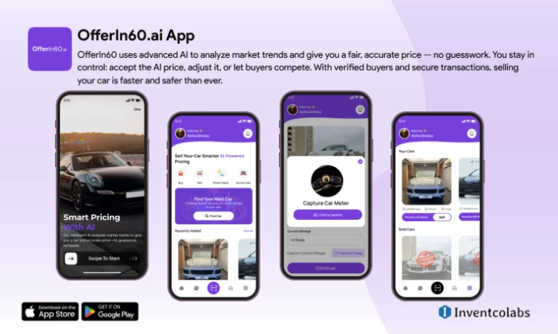 Inventcolabs Software - OfferIn60.ai App