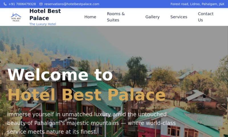 Yaam Web Solutions - Hotel Best Palace