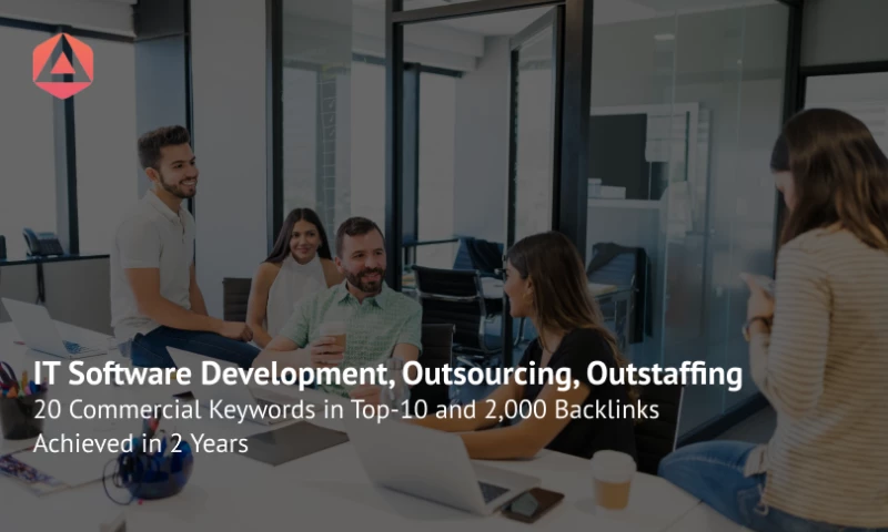 SEO promotion of Avenga IT company