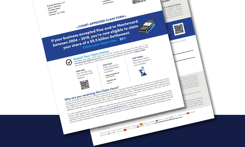 $5.5B Payment Card Settlement