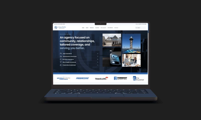 Custom Website for An Insurance Agency