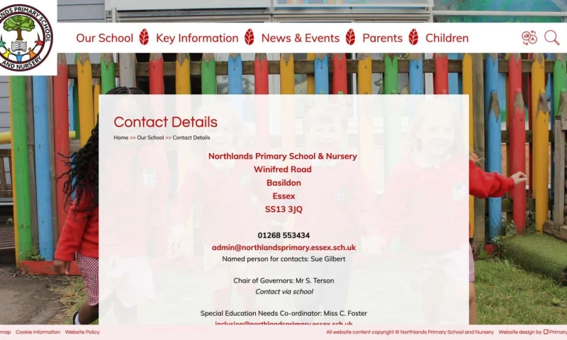 Bird Marketing - Northlands Infant School & Nursery Website Redesign