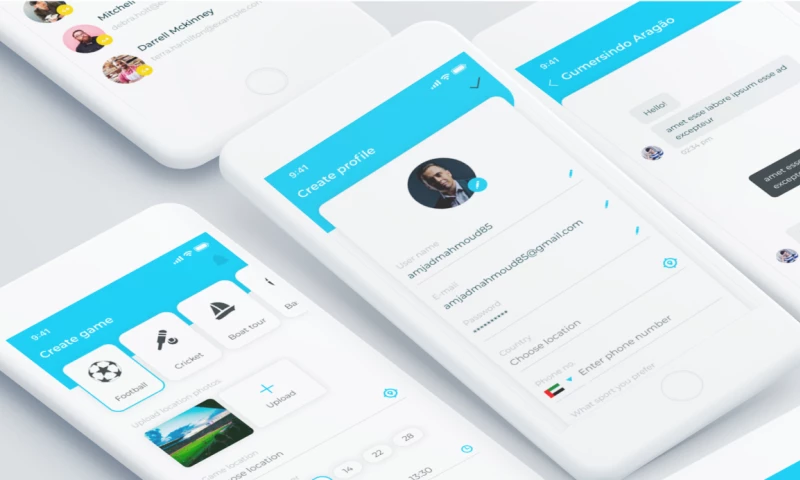 Playat sports mobile application