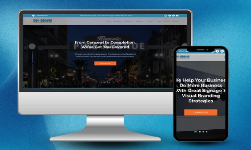 Strive Enterprise - DN Signs Website