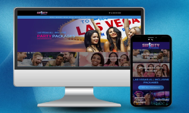 Strive Enterprise - Sin City Parties Website