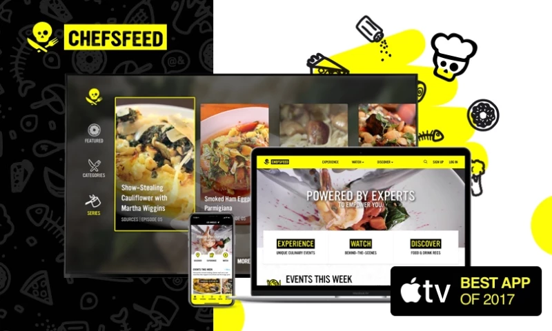 Web & App Development for Food Media Platform